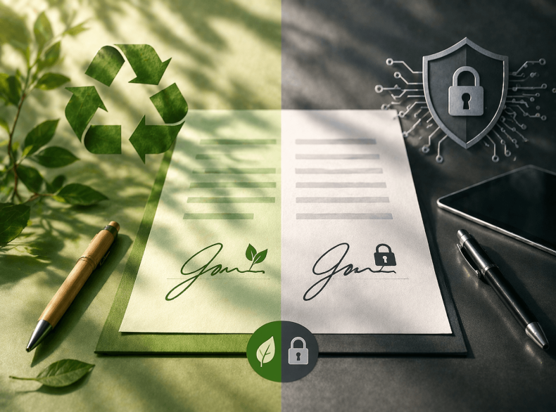 מה ההבדל בין חתימה ירוקה לחתימה דיגיטלית רגילה